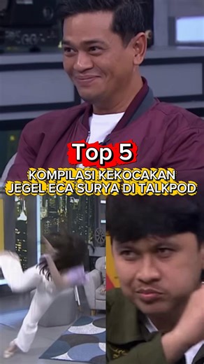 Kompilasi kekocakan jegel eca surya di talkpod #kompilasivideolucu #komedikocak #talkpod #suryainsomnia #indrajegel