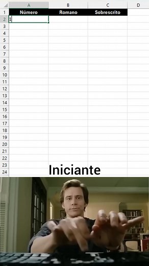 Como criar sequência de números romanos no Excel