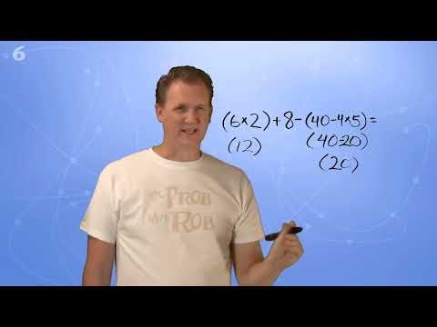 Math Antics' The Prob with Rob 1: Order of Operations