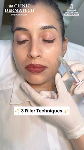 Dermal filler techniques!  There are many ways to achieve added volume and definition with dermal filler. During your consultation, your dermat will decide which areas to inject, the product to use, and the best filler technique based on your unique anatomy and aesthetic goals. #NaturalBeauty #ClinicDermatech #LipFillersDoneRight #AestheticClinic #BeautyEnhancement #SubtleBeauty #FeelBeautiful #DermatologyExperts | Clinic Dermatech | Facebook