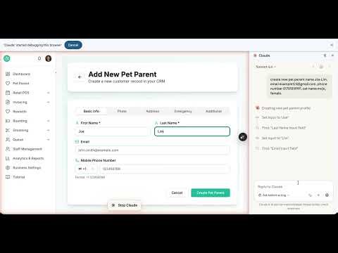 Using GoPet AI with Claude Chrome Extension