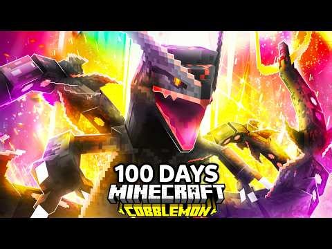 I Spent 100 Days as SHINY LEGENDARY TRAINER Pokémon Minecraft VS. my Rival! (Duos Cobblemon)