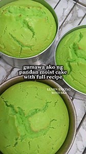 pandan cake full recipe | Learn Baking with S&J