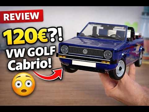VW Golf Cabriolet made from building blocks. Is the €120 set worth it?!