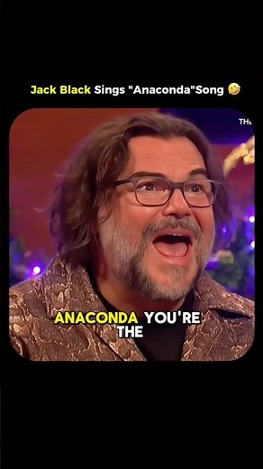 Jack Black Creates His Own "Anaconda" Version 😂 #shorts