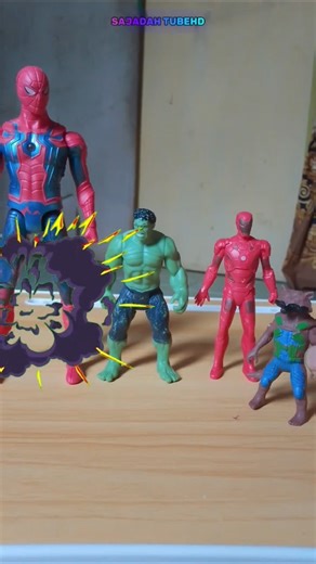 Spiderman's son, Hulk's child, Iron Man's son is so big | Marvel Toys #trendingshorts