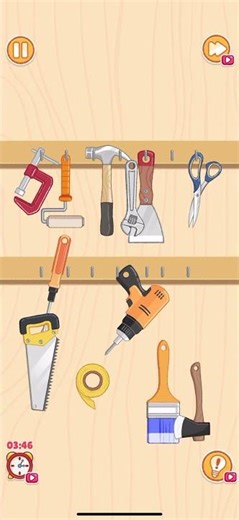 Tidy Fun – Level 132 Walkthrough | Tool Wall Organization 🔧🛠️