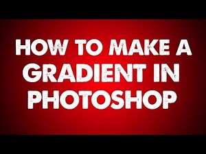 Photoshop Gradient | How to Make a Color Gradient Background