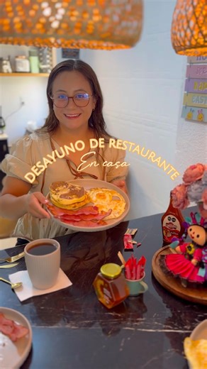 Cómo ser feliz 🙃 🥞 #desayuno #hotcakes