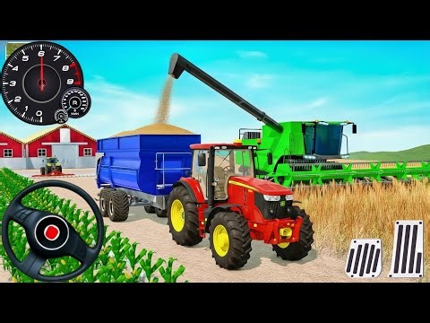 Modern Tractor Farming Driving Simulator 3D - New Tractor Games Android Gameplay
