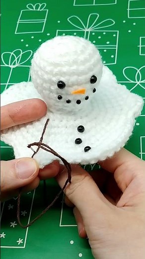 Cute Crochet Melting Snowman | Snowman in Aussie Summer! | Christmas Amigurumi Tutorial