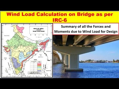 Summary of all Forces and Moments Due to Wind load| Complete Details | Step by Step | As per IRC:6