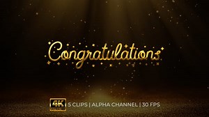 Congratulations Animation