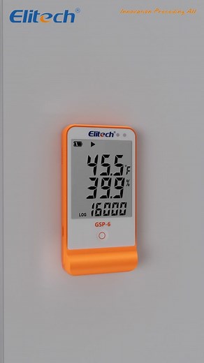 Elitech GSP-6 Check out the Display Screen #elitech #datalogger #sensors #temperature #humidity #coldchainsolutions #displayscreen