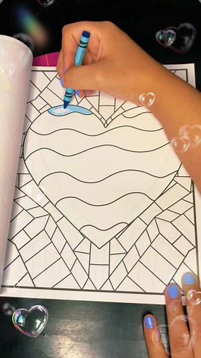 Coloring a Heart: Relaxing Tutorial for All Ages