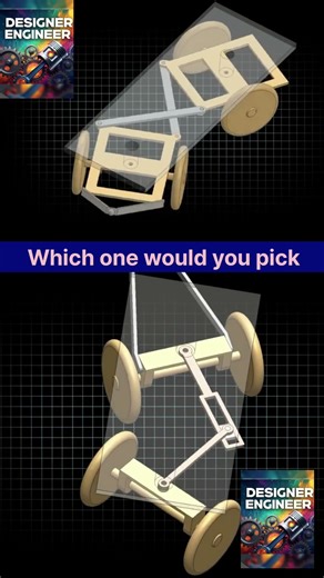 How to Design 4-Wheel Steering (All-Wheel Steering Explained) #shorts #engineering #invention