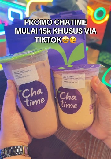 Harga di TikTok sering lebih hemat dibanding aplikasi lain 💸 ✔️.Like dan save video ini agar memudahkan pembelian ✔️.Klik lokasi Chatime di kiri bawah ✔️.pilih menu paket promo ✔️.pilih metode pembayaran ✔️payment & Scan barcode di kasir ✔️.selesai deh Buruan tag lokasi untuk pesan makan & minum favoritmu ‼️ #chatimeindonesia #chatimexcupbop #chatimeindo #chatimemakassar #chatime