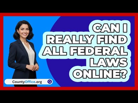 Can I Really Find All Federal Laws Online?