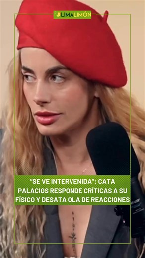 🥶 USUARIOS NO SE TOMARON BIEN LA REFLEXIÓN... 🥶 🧐 No es la primera vez que #catapalacios enciende las redes. Entre apariciones mediáticas y declaraciones sin filtro, su nombre vuelve una y otra vez a la conversación digital. Esta vez, fue una entrevista con Nolo Visión la que la puso en el centro, luego de que se refiriera a los comentarios que recibe por su apariencia física. 😱 En específico, salió a defenderse de los comentarios que le llegan, donde muchos aseguran que se ve más joven y qu