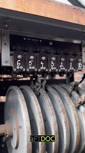 Gotta love all the clicking sounds #liftdoc #liftmarket #elevator #fyp #elevatormechaniclife #elevatortechnician #elevatorcabindesign #lift #elevators #vintage | Lift Doc