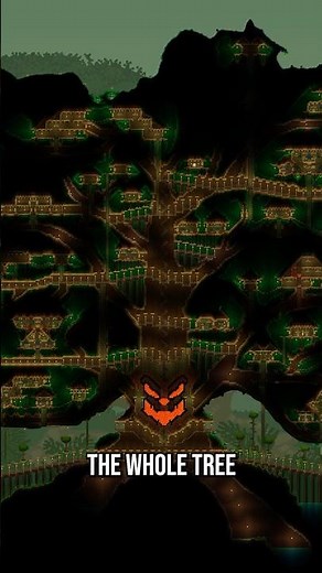 Building the largest Living Wood Tree Village in Terraria! | Day 2