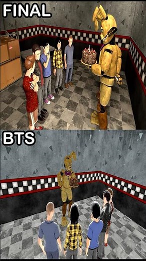 FNaF M.C.I Explained In 5 Seconds - (BTS) | FNaF 2 Movie MEME