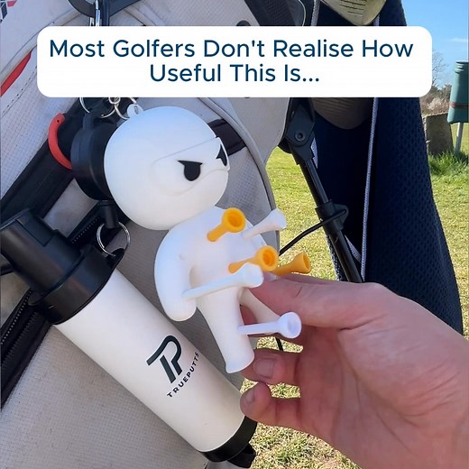 How many tees do you lose per round? 🎉 Too many?! The Mr Tee puts an end to that frustration! Holding up to 13 tees securely on your bag, this must-have accessory saves you time and stress. Get yours today! | True Putts