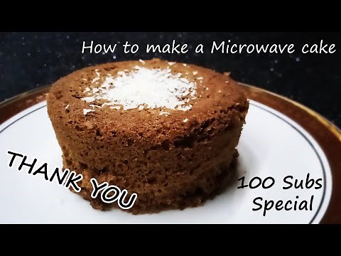 How to make an easy Microwave cake at home