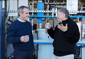 Bill Gates helps to reinvent the sewage treatment facility