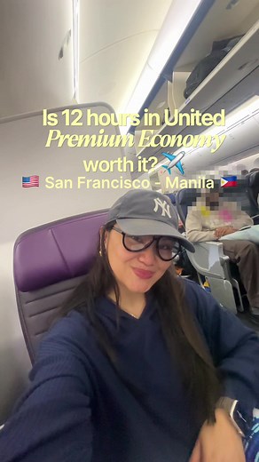 12 hours in United Airlines Premium Economy from San Francisco to Manila worth it? ✨ Join me on my long-haul journey as I review everything—from the Premium Plus seats, in-flight service, to all the food and amenities United Airlines offers on this SFO ✈️ MNL route. If you’re planning a trip to the Philippines or considering upgrading your next long-haul flight, this review will help you decide! 🇺🇸➡️🇵🇭 I also used my united card from @chase to book this flight! Follow for more! ✨ #united #fi