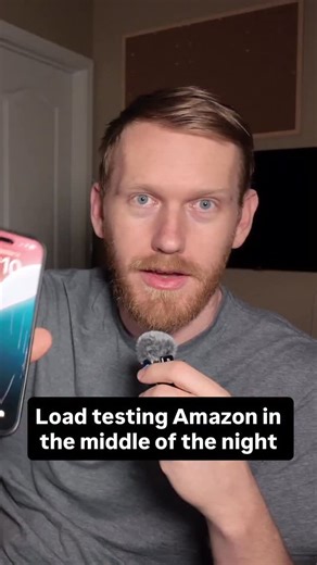 Brenden Vogt on Instagram: "Load testing Amazon preparing for the Q4 peak. #loadtest #amazon #softwaredevelopment #bigtech"