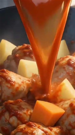 Dak-bokkeum-tang, a traditional Korean spicy braised chicken stew #dakbokkeumtang