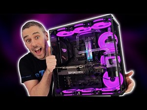 INSANE CUSTOM LOOP RYZEN/RTX 3080 Gaming PC Build 2021!!! [Gameplay Benchmarks Inside]