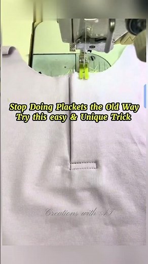Front Placket Easy method Epi 3| #placket