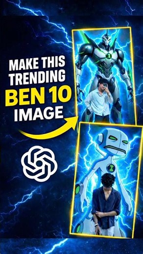 Trending Ben 10 AI Photo Edit 🔥 | 1 Click Me Cinematic Effect