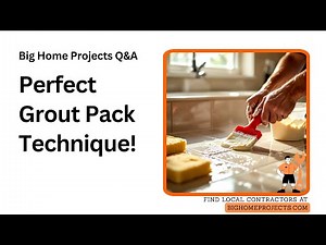 Peanut Butter Grout Method 45° Float Technique