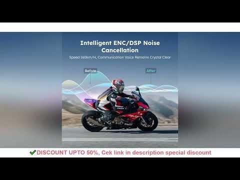 ASMAX Z1 Bluetooth Motorcycle Intercom 10 Riders Mesh Helmet Communication Systems AI Voice