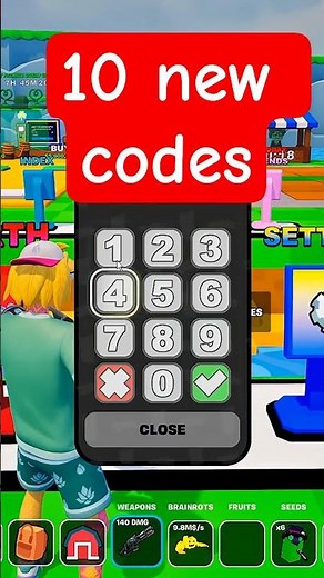 All 10 New Secret Codes in Fruits VS Brainrots Fortnite Code by Pandvil (map Code : 4554-4413-1515)