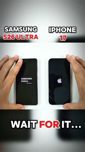 ⚡🚀SAMSUNG S26 ULTRA VS IPHONE 17 🚀⚡ UNLIMITED SPEED TEST 😳#iphone17 #samsung