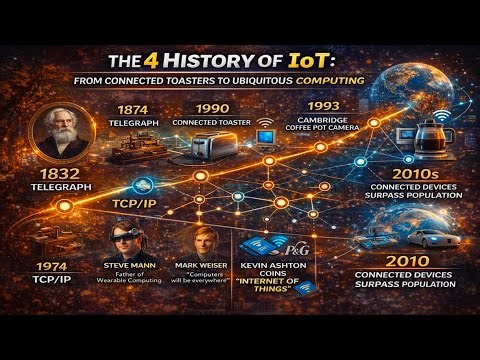 The History of IoT: From Connected Toasters to Ubiquitous Computing