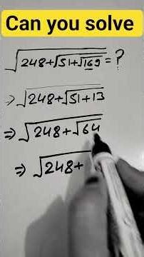 Square root math # math🔥🔥🔥🔥🔥🔥