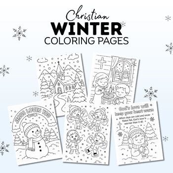 Christian Winter Coloring Pages | Faith-Based Christmas Activities