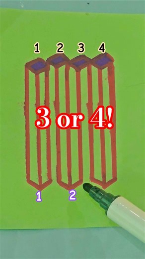 Count the number of rods!✨ #guess #game #illusion #art #trending #creative #count