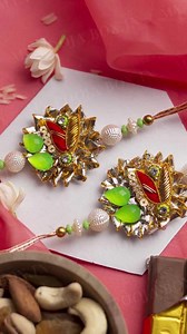 Your sweetheart brother deserves the most beautiful rakhi. 💓 Shop elegant rakhis, beautiful rakhi hampers & gift boxes only at www.mypoojabox.in | My Pooja Box