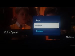 How to set color space to BT:2020 and in Native.