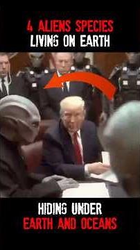 4 Alien Species Secretly Living Under Earth ? #alien #mystery