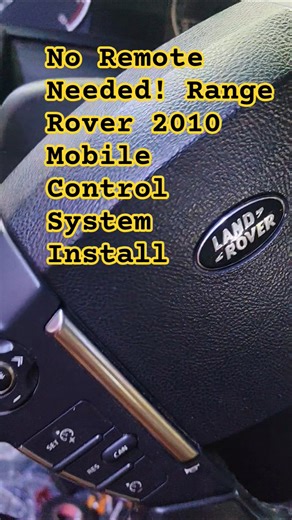No Remote Needed! Range Rover 2010 Mobile Control System Install #rengerover #jafry_auto #ytshorts