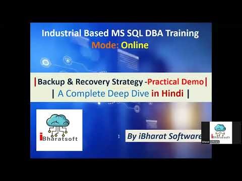 Backup & Split Backup in SQL Server | Real-Time Practical Demo in Hindi #sqldba #ibharatsoftware