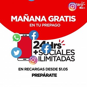 ¿Cómo iniciar el día de mañana con el píe derecho? 🤔 Con las 24 horas más sociables ILIMITADAS en tu prepago 🤩🤩 ¡Prepárate para recargar! ✅ #Claro #UnaExperienciaClaro | Claro El Salvador