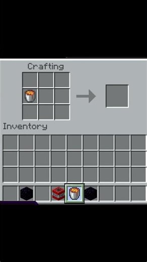 crafting lava tnt moment #minecraft #shorts #youtube